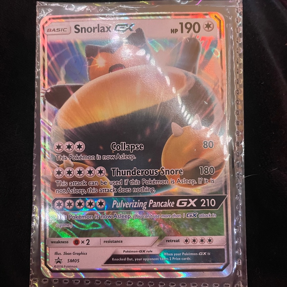 Snorlax GX - 2016 promo